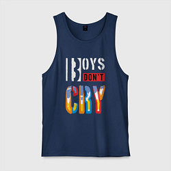 Мужская майка Мужчины не плачут
