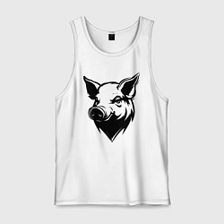 Мужская майка Свиная голова