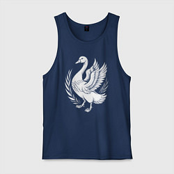 Мужская майка Детализированный гусь