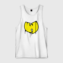 Майка мужская хлопок Wu-Tang style, цвет: белый
