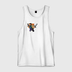 Майка мужская хлопок Mine, цвет: белый