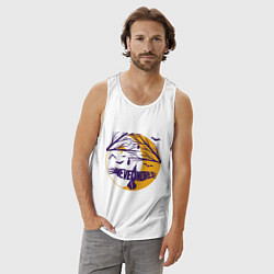 Майка мужская хлопок Полёт в Невермор, цвет: белый — фото 2