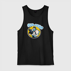 Майка мужская хлопок Sub-zero fighter, цвет: черный