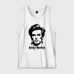 Мужская майка Молодой Энди Уорхол