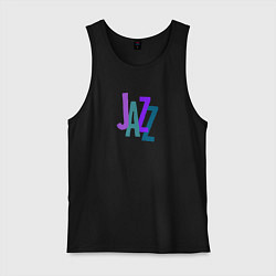 Мужская майка Jazz retro in blue