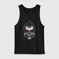 Мужская майка Skull barber
