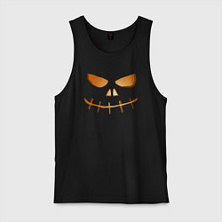 Майка мужская хлопок Evil smile, цвет: черный