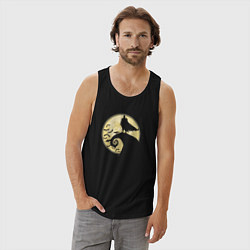 Майка мужская хлопок Batman nightmare, цвет: черный — фото 2