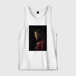 Майка мужская хлопок Стрэндж, цвет: белый