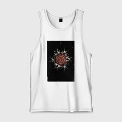 Майка мужская хлопок Saw game, цвет: белый