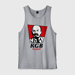 Майка мужская хлопок KGB: So Good, цвет: меланж