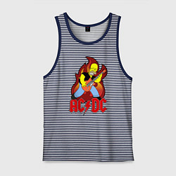 Мужская майка AC/DC Homer