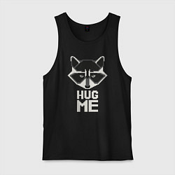 Мужская майка Raccoon: Hug me