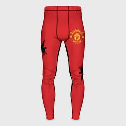 Тайтсы мужские FC Manchester United: Red Original, цвет: 3D-принт