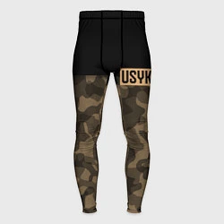 Тайтсы мужские USYK Camo, цвет: 3D-принт