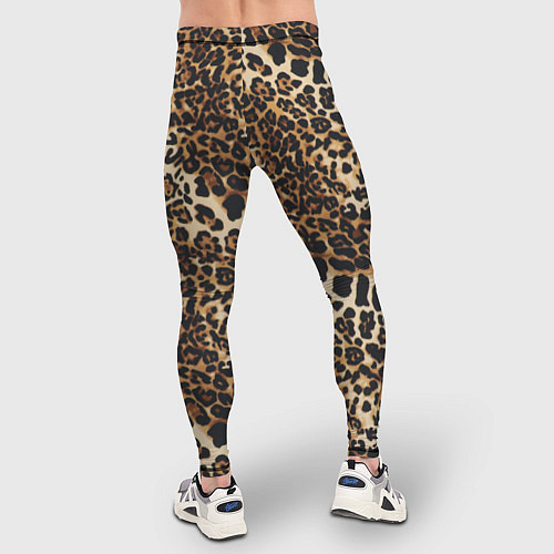 Мужские тайтсы Шкура леопарда / 3D-принт – фото 4