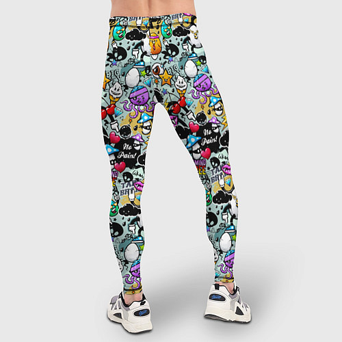 Мужские тайтсы Stickerboom / 3D-принт – фото 4