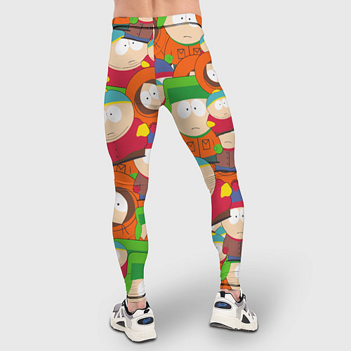 Мужские тайтсы ЮЖНЫЙ ПАРК / 3D-принт – фото 4