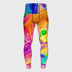 Тайтсы мужские TIE DYE, цвет: 3D-принт