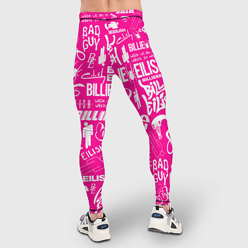 Мужские тайтсы BILLIE EILISH БИЛЛИ АЙЛИШ / 3D-принт – фото 4