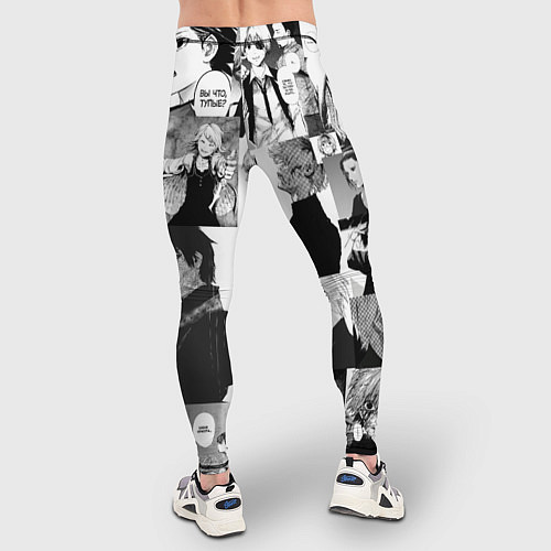 Мужские тайтсы Токийский гуль / 3D-принт – фото 4