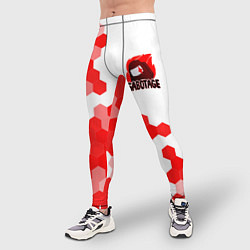 Тайтсы мужские AMONG US - IMPOSTOR, цвет: 3D-принт — фото 2