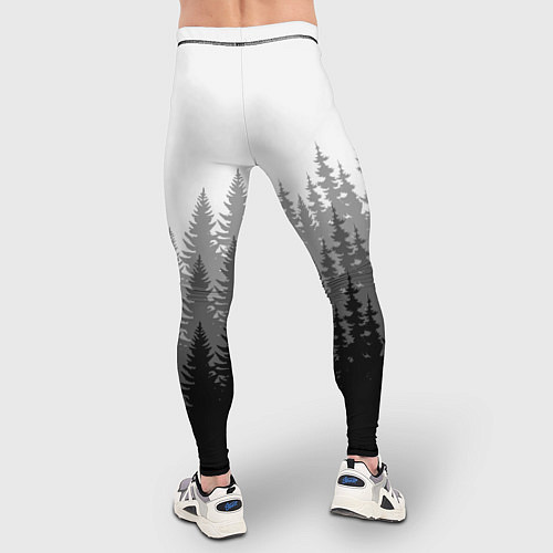 Мужские тайтсы Темный Лес / 3D-принт – фото 4