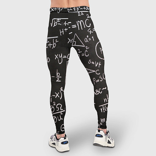 Мужские тайтсы Математические уравнения / 3D-принт – фото 4