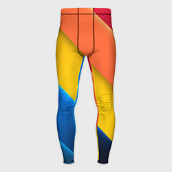 Тайтсы мужские Полутона и оттенки, цвет: 3D-принт
