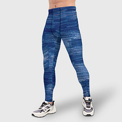 Тайтсы мужские Акриловые мазки, цвет: 3D-принт — фото 2