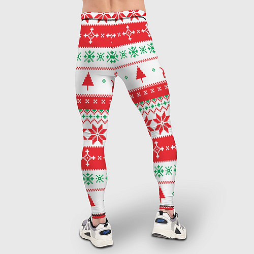 Мужские тайтсы Christmas Deer / 3D-принт – фото 4