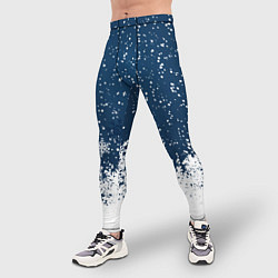 Тайтсы мужские Snow, цвет: 3D-принт — фото 2