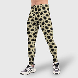 Тайтсы мужские Шкура Леопарда Leopard, цвет: 3D-принт — фото 2