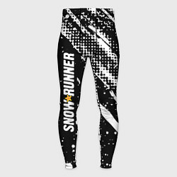 Тайтсы мужские SnowRunner Logo, цвет: 3D-принт