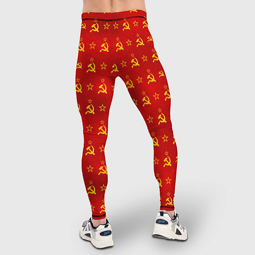 Мужские тайтсы Серп и Молот - СССР / 3D-принт – фото 4