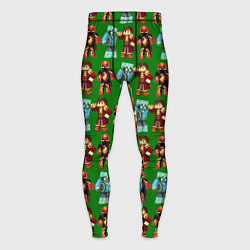 Мужские тайтсы Minecraft heros pattern