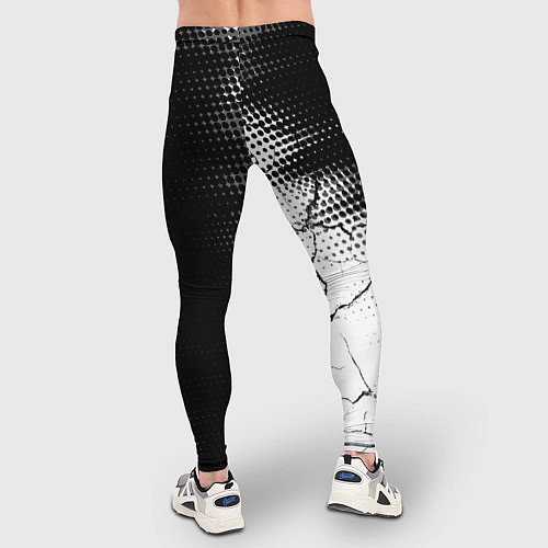 Мужские тайтсы BUBBLE KVASS Абстракция / 3D-принт – фото 4