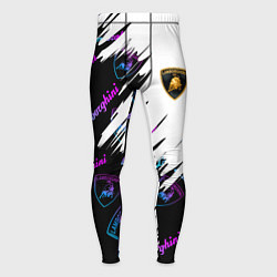 Мужские тайтсы Lamborghini pattern gradient