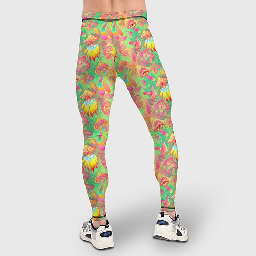 Мужские тайтсы Магические Грибы Психоделика / 3D-принт – фото 4