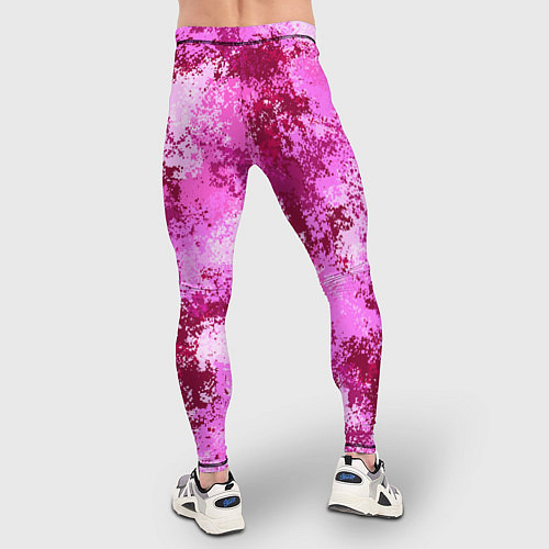 Мужские тайтсы Спортивный камуфляж Пикси - Питахайя / 3D-принт – фото 4