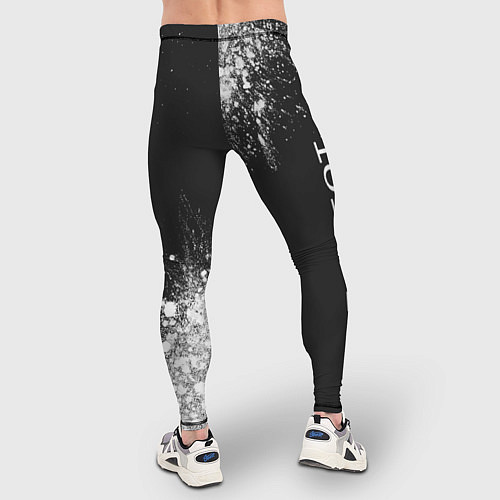 Мужские тайтсы PEUGEOT Racing - Краска / 3D-принт – фото 4