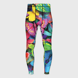 Тайтсы мужские Стая бабочек Pattern, цвет: 3D-принт