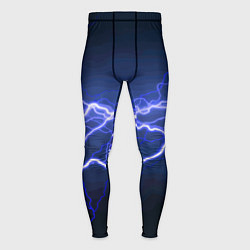 Тайтсы мужские Lightning Fashion 2025 Neon, цвет: 3D-принт