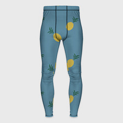 Тайтсы мужские Pineapplы, цвет: 3D-принт