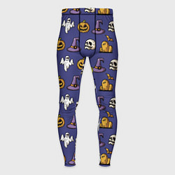 Тайтсы мужские Halloween pattern, цвет: 3D-принт