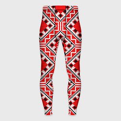 Тайтсы мужские Белорусская вышивка - орнамент, цвет: 3D-принт