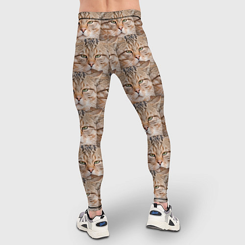 Мужские тайтсы Кот - Гипнокот / 3D-принт – фото 4
