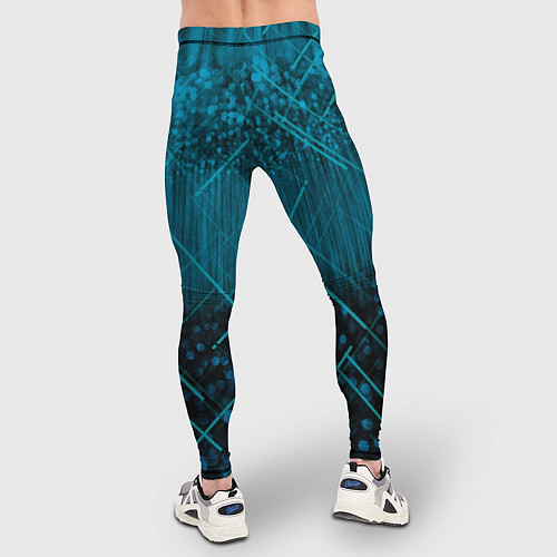 Мужские тайтсы Темно фиолетовые пузыри / 3D-принт – фото 4