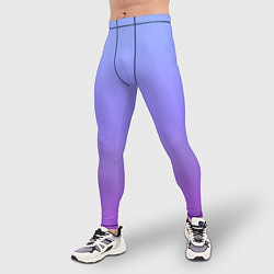 Тайтсы мужские Фиолетовый градиент, цвет: 3D-принт — фото 2