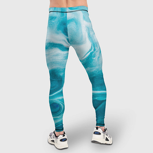 Мужские тайтсы Морской бриз / 3D-принт – фото 4